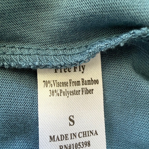 Free Fly Bamboo Shade Hoodie II | Small | Slate Blue - Picture 8 of 8